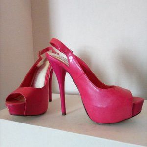 Size 7 sling back heels